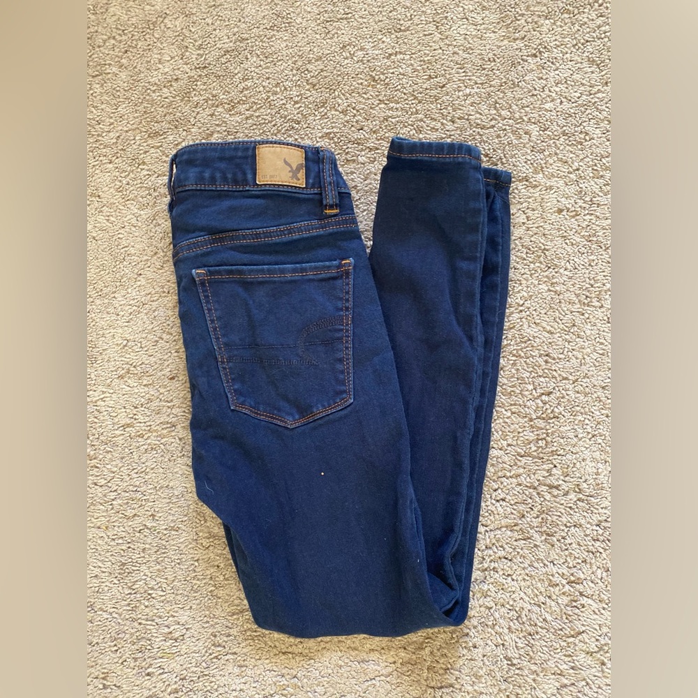 American Eagle women's 2 regular hi-rise jegging crop jeans